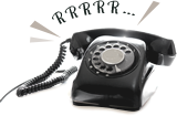 黒電話「RRRRR...」